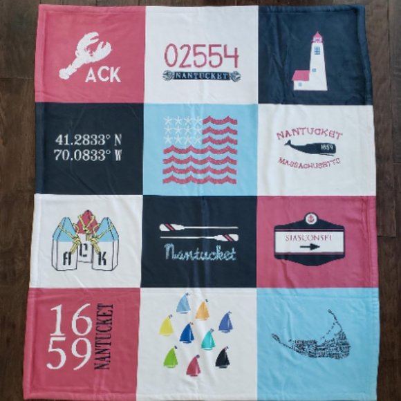 Other - Nantucket Sherpa Throw Blanket